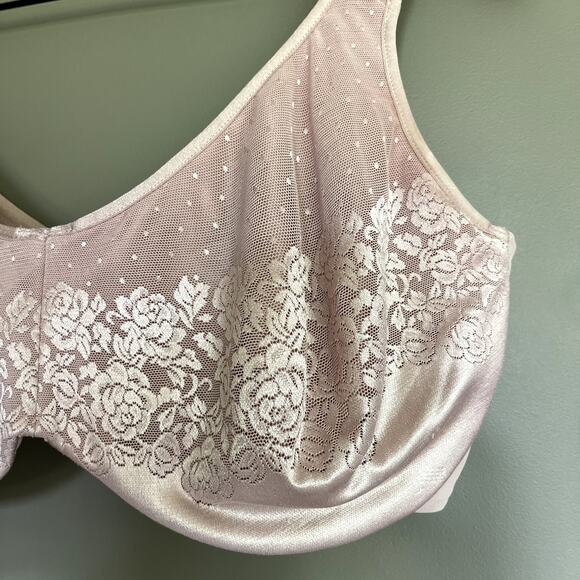 Soma Stunning Support Unlined Minimizer Bra Size 40G Adobe Rose Nude Pink Mauve - Picture 7 of 16